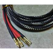 LJ 1M Loudspeaker Cable (gold banana), pair 2.5 m